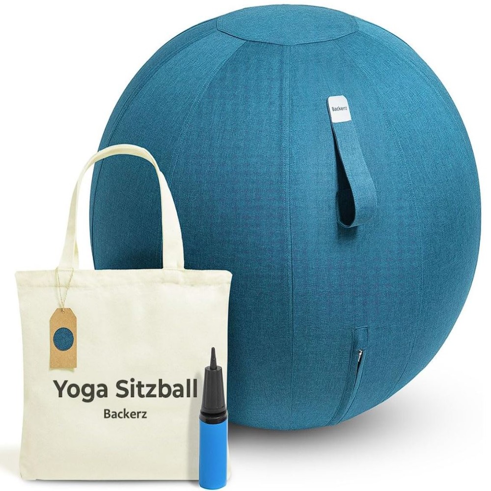 yogaball Rückenschmerzen im Homeoffice vermeiden