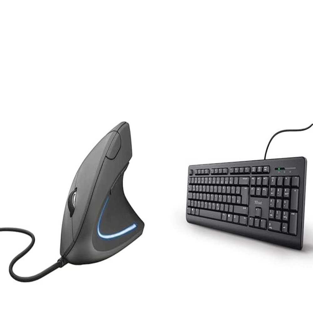 Trust Ergonomische Maus & Tastatur im Homeoffice